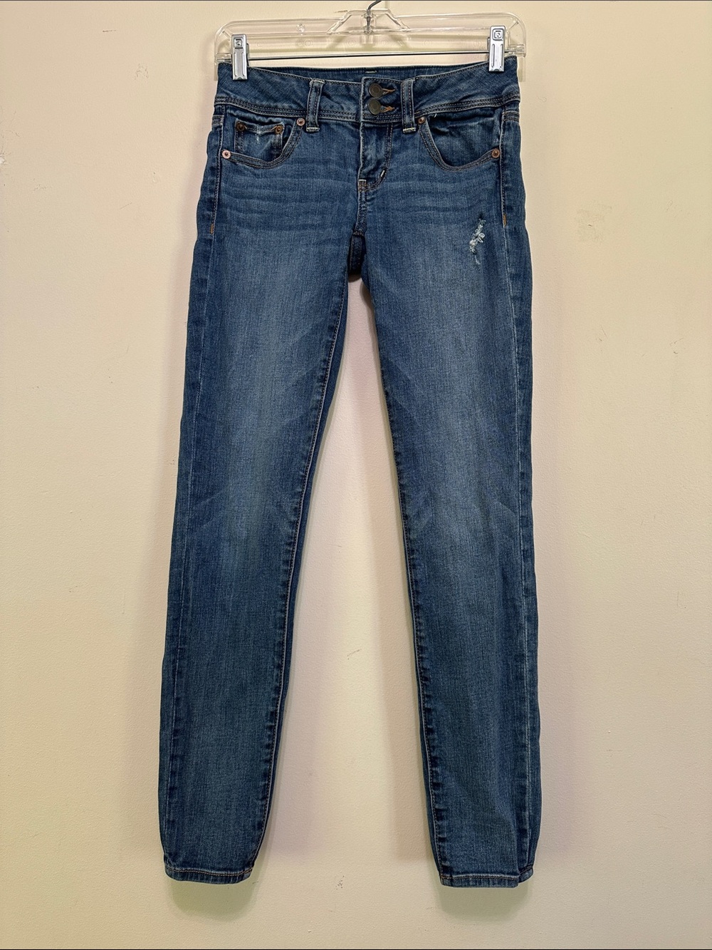 American Eagle Outfitters Dark Blue Skinny Jeans